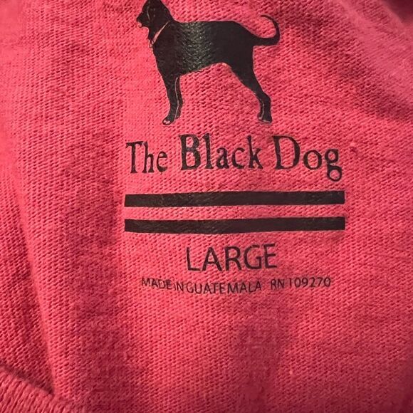 The Black Dog Red Tee with Iconic Logo - Picture 2 of 3